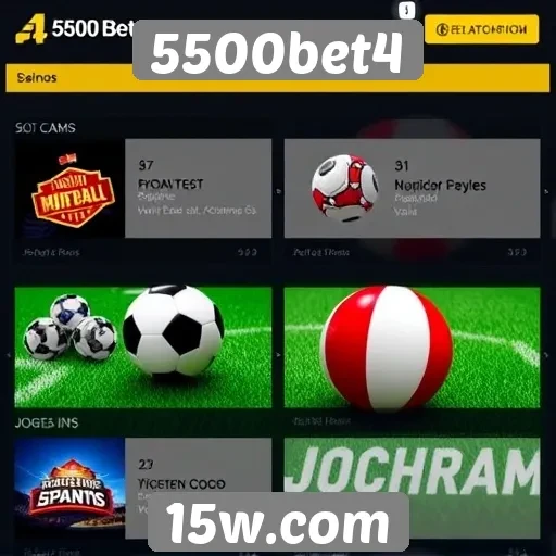 Análise dos jogos populares no site 5500bet4