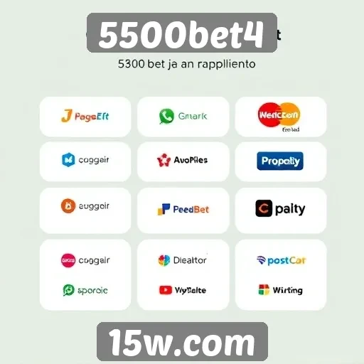 Métodos de pagamento aceitos no 5500bet4