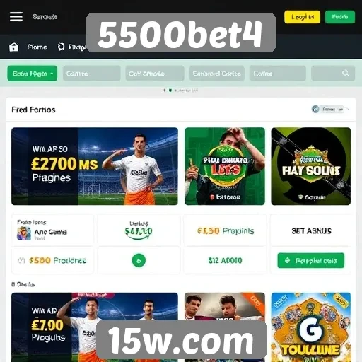 Promoções e bônus disponíveis na 5500bet4